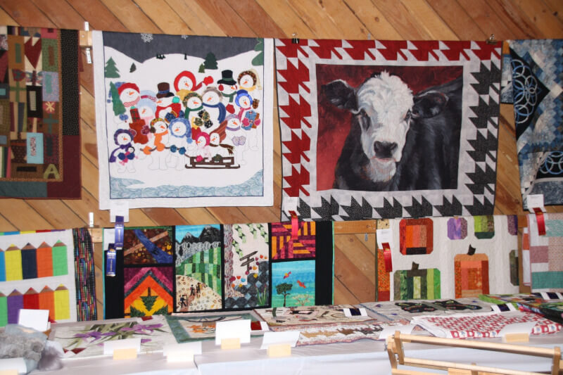 Quilting at the Fall Fair